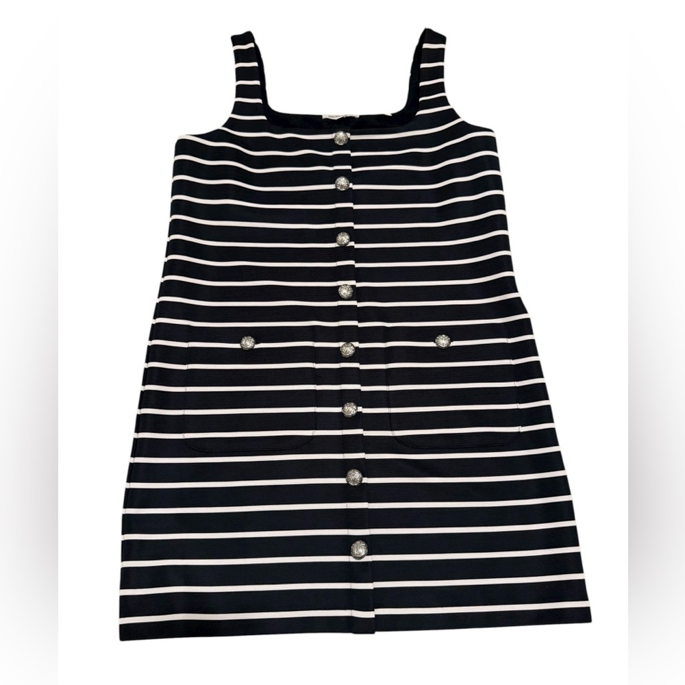 Veronica Beard Tibbie Striped Button Front Dress … - image 6
